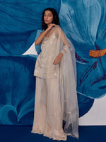 Load image into Gallery viewer, Starlit Nude Sharara Set
