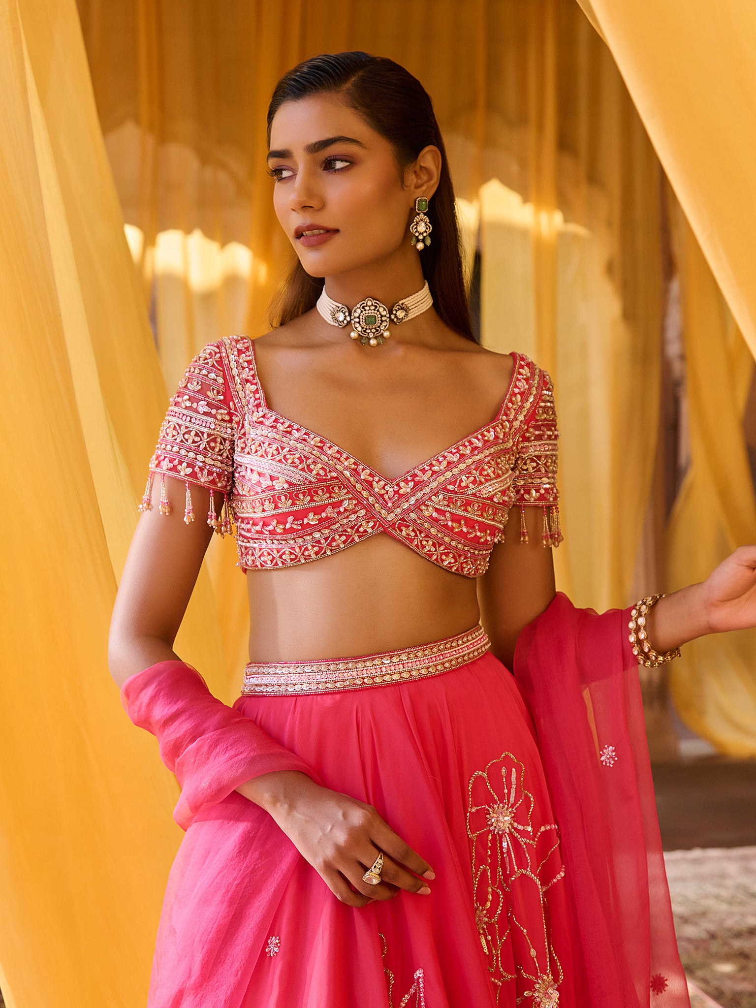 Floral Mist Lehenga Set