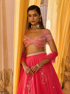 Floral Mist Lehenga Set