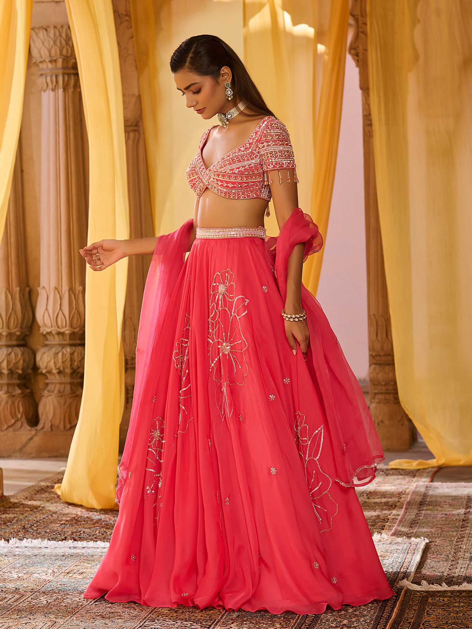 Floral Mist Lehenga Set