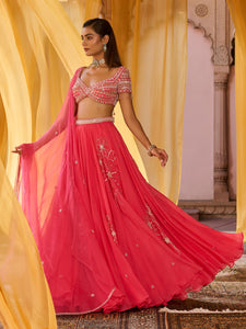 Floral Mist Lehenga Set
