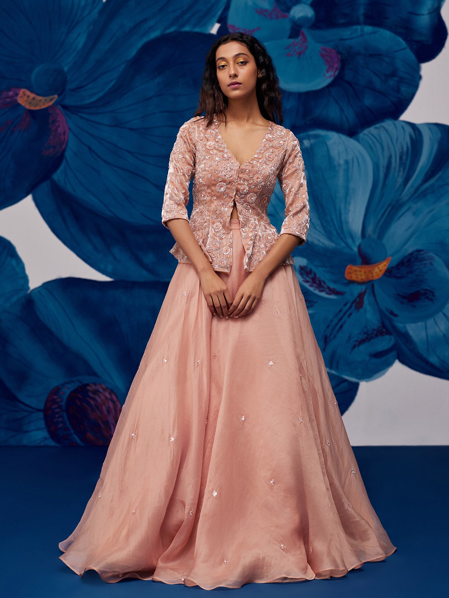 Celestial Rose Gold Jacket Set Zoon Celestial Rose Gold Jacket Set Zoon