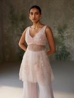 Load image into Gallery viewer, Peony Pink Sharara Set
