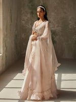 Load image into Gallery viewer, Pristine Silk Organza Lehenga Set
