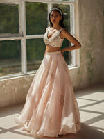 Load image into Gallery viewer, Pristine Silk Organza Lehenga Set
