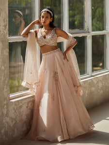 Pristine Silk Organza Lehenga Set