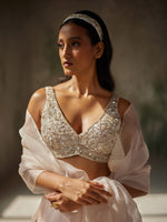 Load image into Gallery viewer, Pristine Silk Organza Lehenga Set
