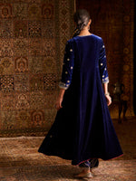 Load image into Gallery viewer, Neelzaar Royal Blue Velvet Suit Set

