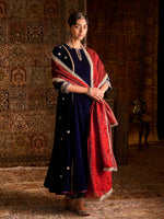 Load image into Gallery viewer, Neelzaar Royal Blue Velvet Suit Set
