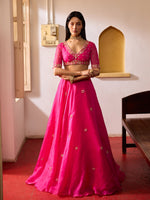 Load image into Gallery viewer, Petunia Rani Pink Lehenga Set
