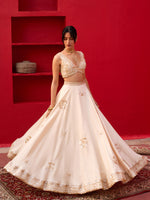 Load image into Gallery viewer, Vanilla Gold Lehenga Set
