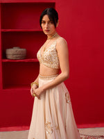 Load image into Gallery viewer, Vanilla Gold Lehenga Set
