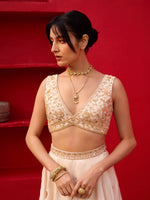 Load image into Gallery viewer, Vanilla Gold Lehenga Set
