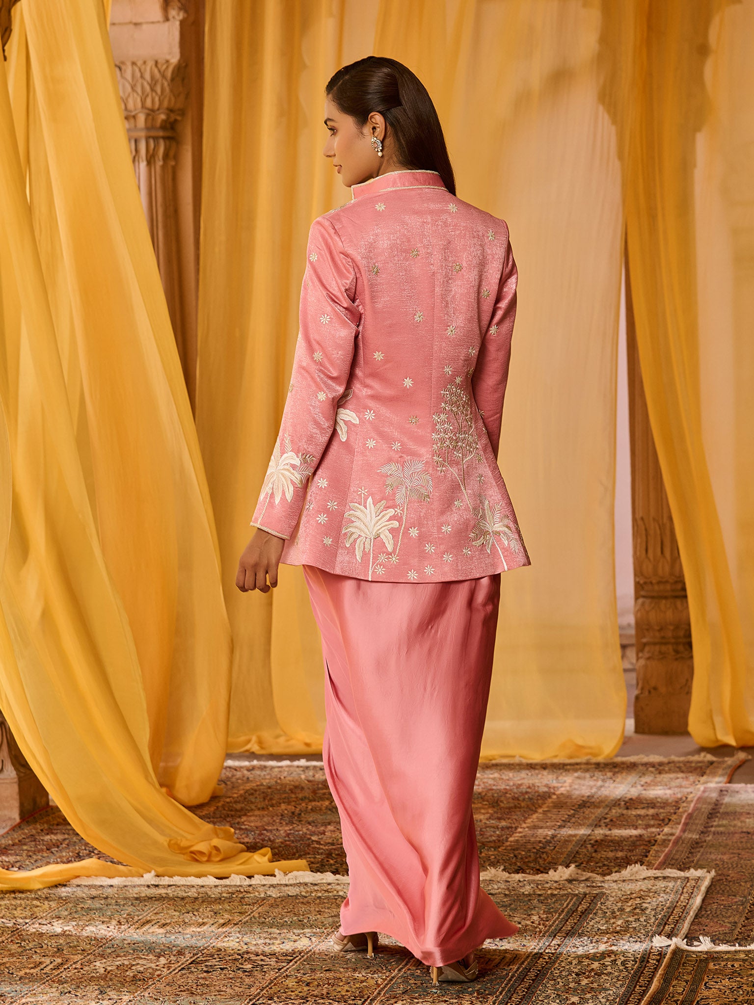Victorian Rose Jacket & Skirt Set
