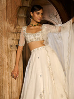 Load image into Gallery viewer, Moonwave Organza Lehenga Set
