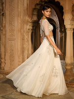 Load image into Gallery viewer, Moonwave Organza Lehenga Set
