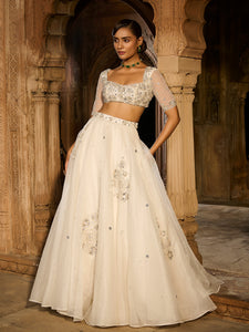 Moonwave Organza Lehenga Set