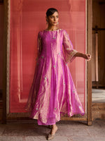 Load image into Gallery viewer, Deep Lavender Aura Tissue Suit Set
