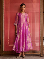 Load image into Gallery viewer, Deep Lavender Aura Tissue Suit Set
