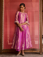 Load image into Gallery viewer, Deep Lavender Aura Tissue Suit Set
