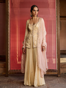 Rosé Butter Yellow Kurta Set