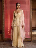 Load image into Gallery viewer, Rosé Butter Yellow Kurta Set
