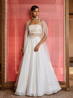 Load image into Gallery viewer, Cloud Blue Jacket And Skirt Set
