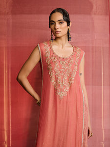 Lumina Coral Kurta Set