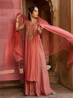 Load image into Gallery viewer, Lumina Coral Kurta Set
