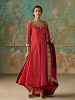 Load image into Gallery viewer, Inaya Crimson Red Suit Set
