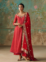 Load image into Gallery viewer, Inaya Crimson Red Suit Set
