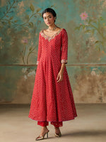 Load image into Gallery viewer, Inaya Crimson Red Suit Set
