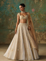Load image into Gallery viewer, Aureline Ivory Lehenga Set
