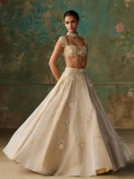 Load image into Gallery viewer, Aureline Ivory Lehenga Set
