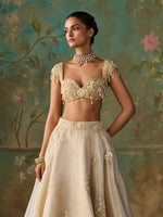 Load image into Gallery viewer, Aureline Ivory Lehenga Set

