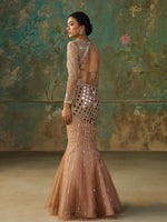 Load image into Gallery viewer, Halo Gold Lehenga Set
