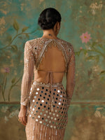 Load image into Gallery viewer, Halo Gold Lehenga Set
