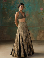 Load image into Gallery viewer, Vespera Black Lehenga Set
