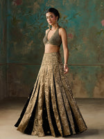 Load image into Gallery viewer, Vespera Black Lehenga Set
