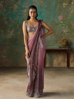 Load image into Gallery viewer, Demy Rose Saree Set
