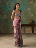 Load image into Gallery viewer, Demy Rose Saree Set

