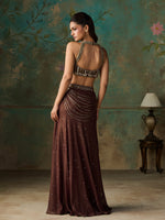 Load image into Gallery viewer, Avelia Mulberry Wine Skirt Set
