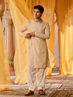 Load image into Gallery viewer, Avira Pearl White Angrakha Kurta Set

