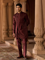 Load image into Gallery viewer, Auburn Deep Brown Jacket Set
