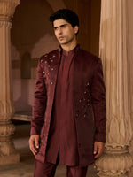 Load image into Gallery viewer, Auburn Deep Brown Jacket Set
