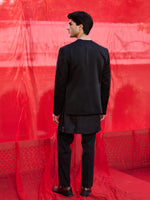 Load image into Gallery viewer, Onyric Black Floral Jacket Set
