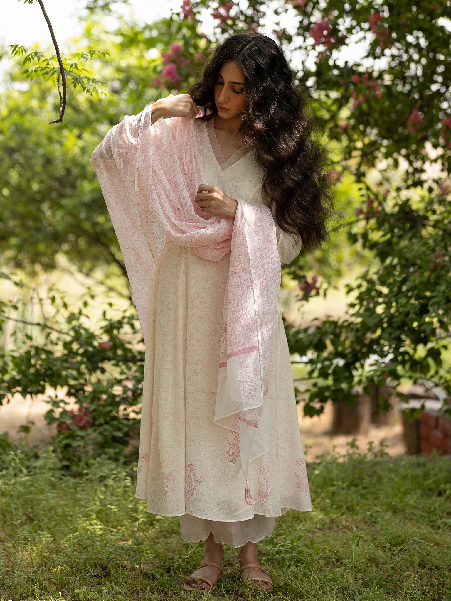 Sakura Ivory Kurta Set