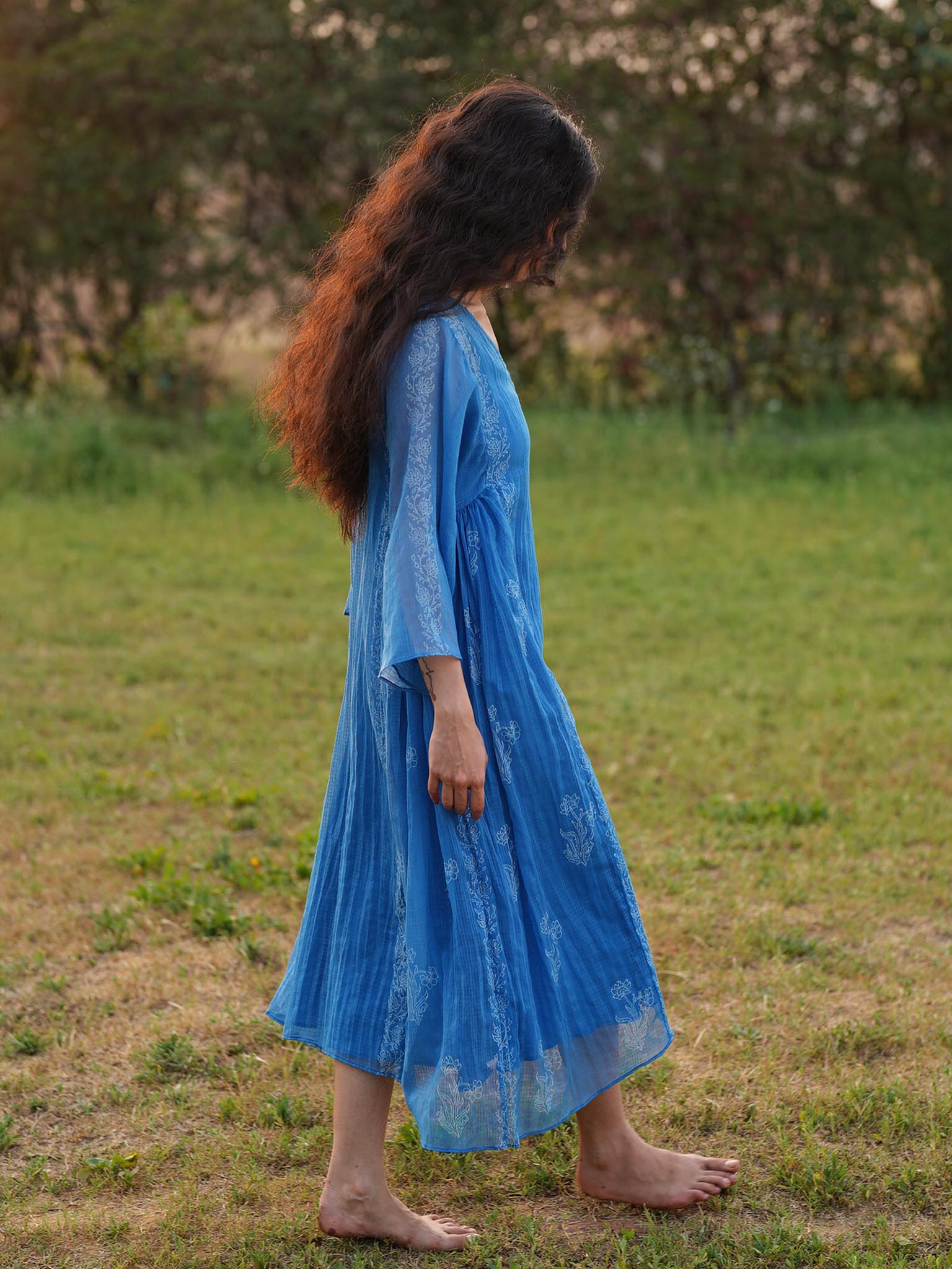 Blue Dayflower Dress