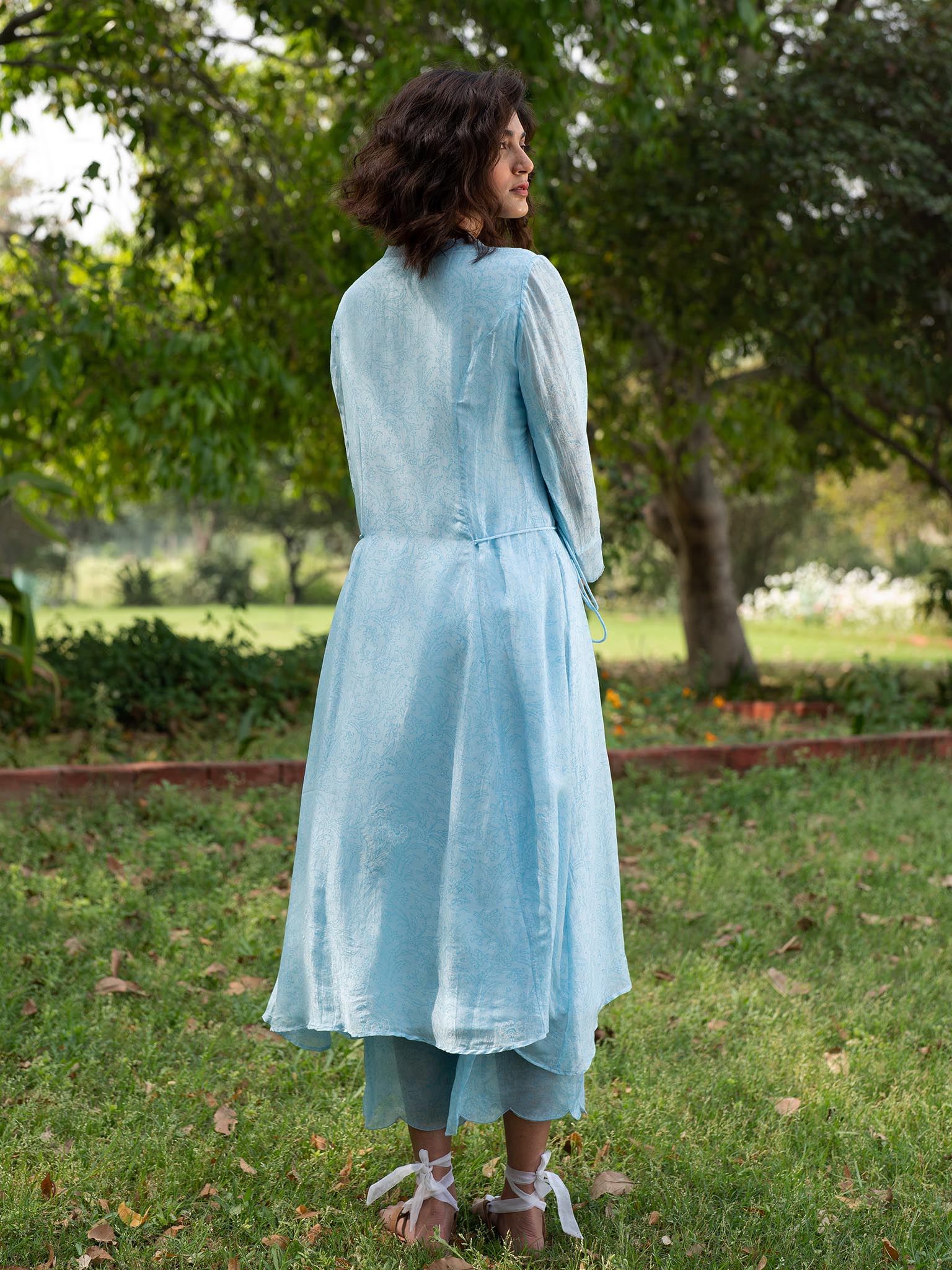 Sakura Powder Blue Kurta Set