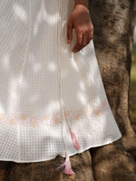 Load image into Gallery viewer, White Moon Handloom Dress
